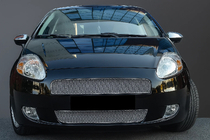 Fiat Punto Grande/EVO 2006–2018 Grille sierlijsten (2-delig, RVS) foto 1