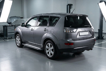Mitsubishi Outlander 2006–2012 Rainbow zijtreden (set 2 st., aluminium) foto 1