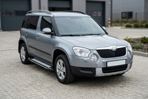 Skoda Yeti 2009–2017 Zijsteps Rainbow (2 stuks, aluminium) foto 1