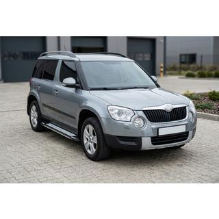 Zijsteps Rainbow (2 stuks, aluminium) Skoda Yeti 2009–2017 foto 1