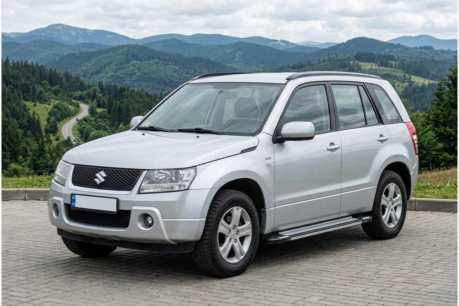 Suzuki Grand Vitara 2005–2017 Zijsteps Rainbow (2 stuks, aluminium) Image