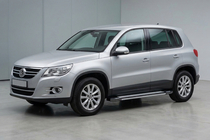 Volkswagen Tiguan 2007–2016 Zijtreden Rainbow (2 st., aluminium) foto 1