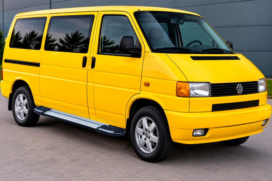 Volkswagen T4 Transporter 1990–2003 Zijtreden Rainbow (2 st., aluminium) Lange wielbasis Image