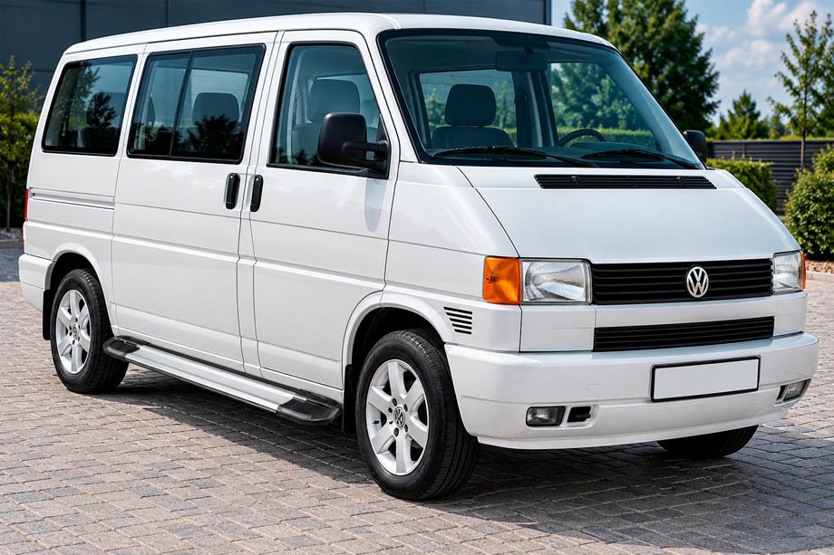 Volkswagen T4 Caravelle/Multivan 1990–2003 Zijtreden Rainbow (2 st., aluminium) Korte wielbasis Foto 1