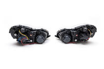 Mercedes C-Klasse W203 2000–2007 Koplampen met LED stadslichten (2 stuks) Donker foto 5