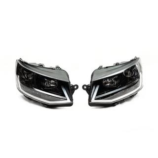 Voorkoplampen met LED-dagrijverlichting zwart (2015-2019, 2 stuks) Volkswagen T6 2015–2024 foto 3