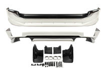 Toyota Land Cruiser Prado 150 2009–2023 Executive voor- en achterbumperlippen (2017-) Zwarte kleur foto 1