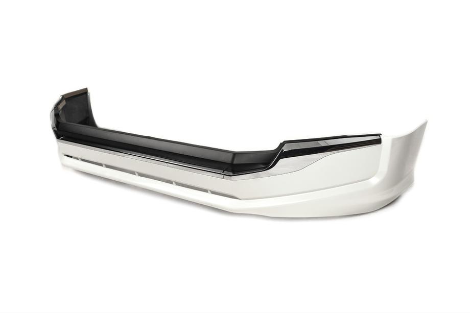 Toyota Land Cruiser Prado 150 2009–2023 Executive voor- en achterbumperlippen (2017-) Witte kleur Foto 3