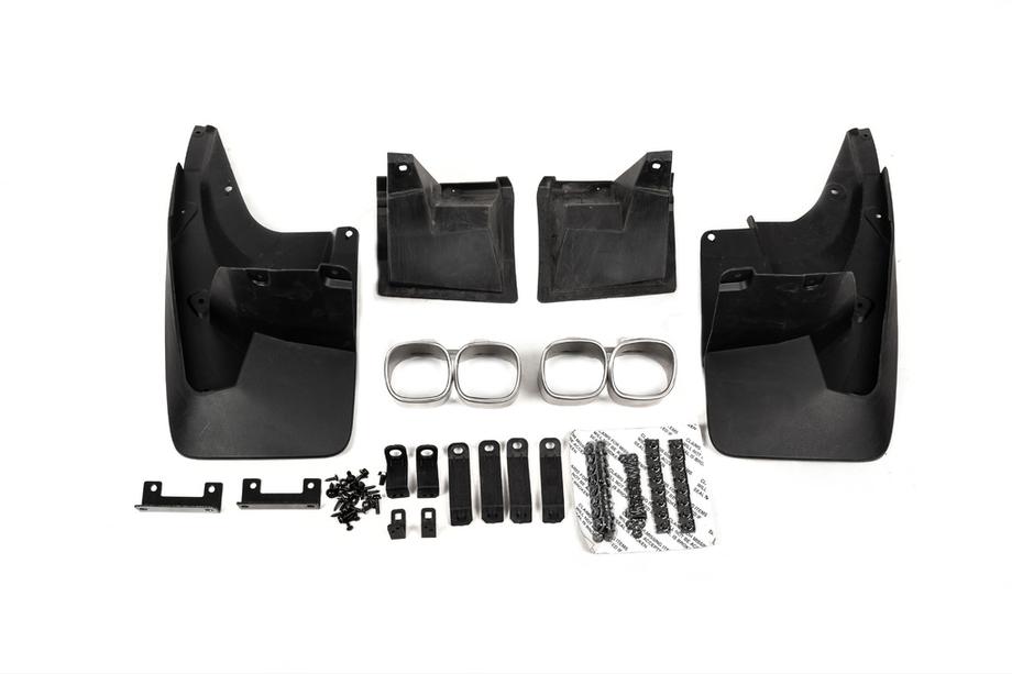 Toyota Land Cruiser Prado 150 2009–2023 Executive voor- en achterbumperlippen (2017-) Witte kleur Foto 8