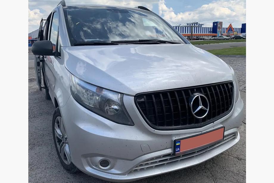 Mercedes Vito/V-klasse W447 2014– GT Panamericana Black voorgrille (2014-2023 voor Vito W447) Image