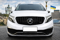 Mercedes Vito/V-klasse W447 2014– Voorgrille GT Panamericana zwart (2014-2019 voor V-class) foto 1