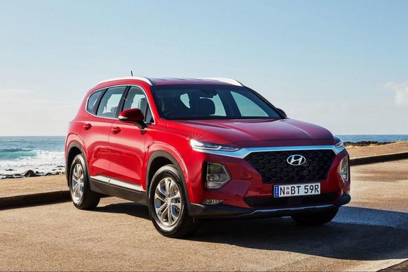 Hyundai Santa Fe crossover van de vierde generatie
