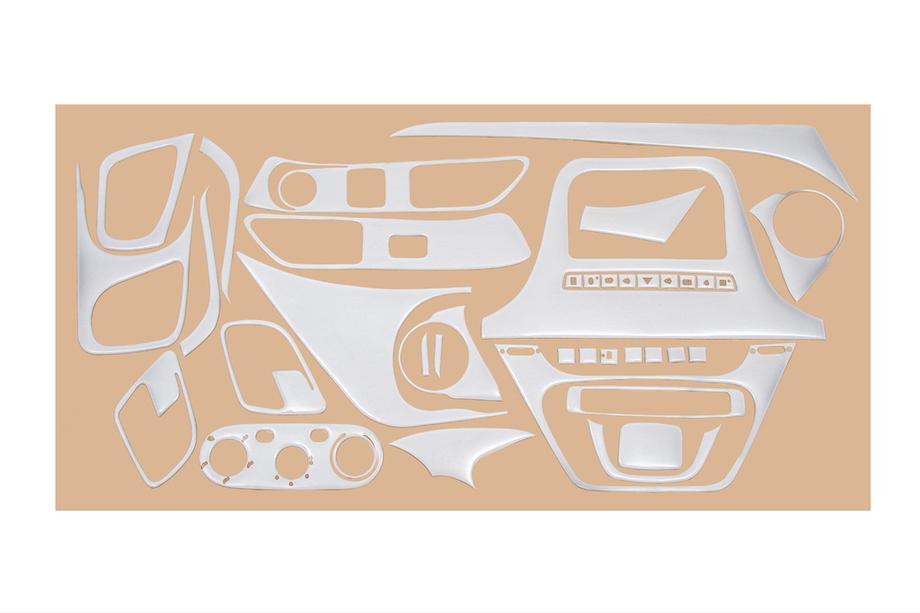 Iveco Daily 2014– Dashboard sierlijsten Carbonlook Image