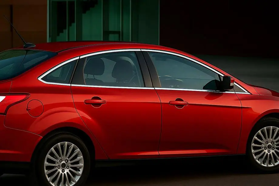 Ford Focus III 2011–2017 Complete raamomlijsting Sedan (12-delig, RVS) Image