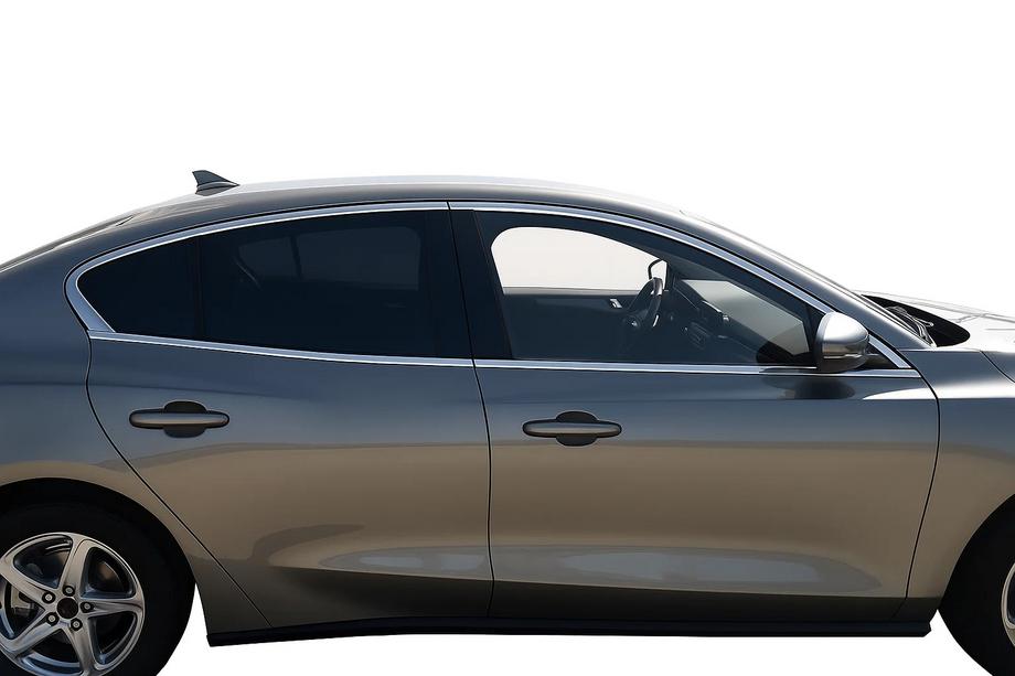 Ford Focus IV 2018– OmsaLine bovenste raamlijsten HB, SD (4-delig, RVS) Image