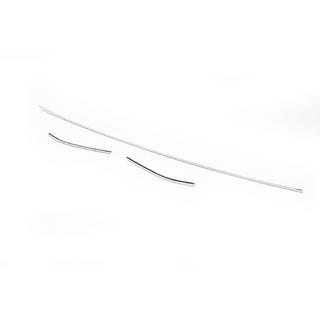 OmsaLine bumperbeschermers voor voorbumper (3 stuks, RVS) Skoda Superb 2015–2024 foto 3