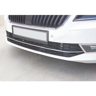 OmsaLine bumperbeschermers voor voorbumper (3 stuks, RVS)
