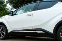 Toyota C-HR 2016–2023 OmsaLine deurstrips (4 st., RVS) foto 1