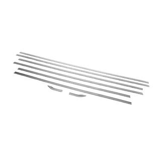 Onderste raamlijsten voor middellange wielbasis (8 stuks, RVS) foto 3