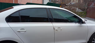 Volkswagen Jetta 2011–2018 Onderste raamlijsten (set 6 st., RVS) Carmos - Turks staal foto 4