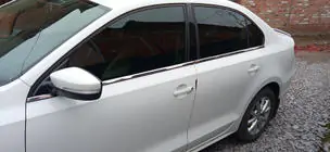 Volkswagen Jetta 2011–2018 Onderste raamlijsten (set 6 st., RVS) foto 3