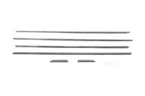 Volkswagen Jetta 2011–2018 Onderste raamlijsten (set 6 st., RVS) Carmos - Turks staal foto 8
