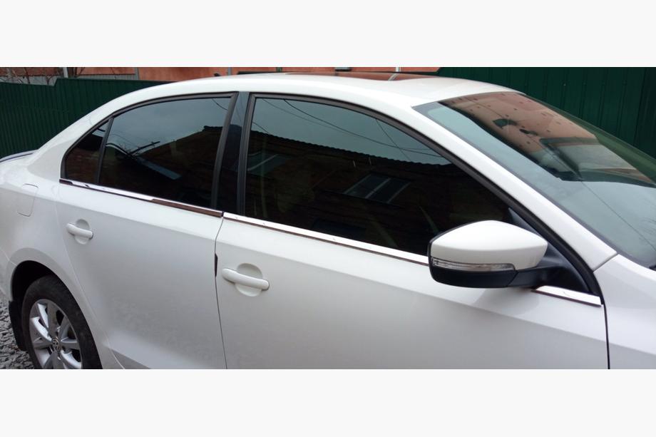 Volkswagen Jetta 2011–2018 Onderste raamlijsten (set 6 st., RVS) Carmos - Turks staal Image