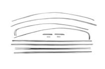 Volkswagen Jetta 2011–2018 Complete raamomlijsting (12 st., RVS) OmsaLine - Italiaans roestvrij staal foto 2