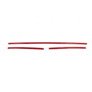 Grillelijsten voor bumper 2015-2019 (3 stuks, rood) foto 2