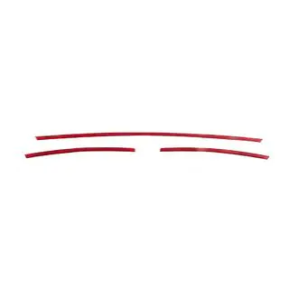 Grillelijsten voor bumper 2015-2019 (3 stuks, rood) Volkswagen T6 2015–2024 foto 3