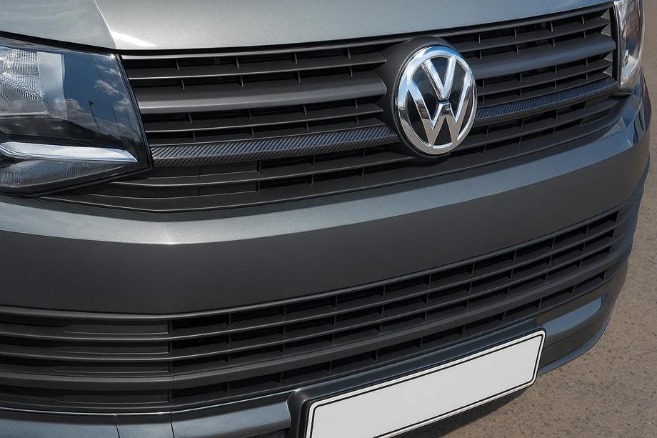 Volkswagen T6 2015–2024 Sierlijsten voor ondergrille 2015-2019 (2 stuks, carbon) Foto 1