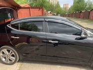 Hyundai Elantra (AD) 2015–2020 Raamwindschermen met chromen sierlijst (set van 4, Niken) foto 1