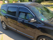 Dacia Lodgy 2012–2022 Raamwindschermen met chromen sierlijst (set van 4, Niken) foto 1