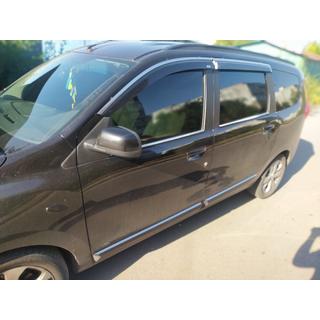 Raamwindschermen met chromen sierlijst (set van 4, Niken) Dacia Lodgy 2012–2022 foto 3