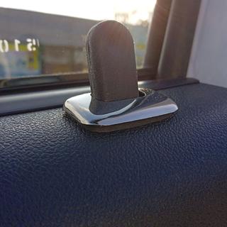 RVS afdekkappen voor interieurknoppen (set 4 stuks) Dacia Duster 2008–2018 foto 2