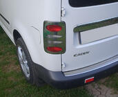 Volkswagen Caddy 2004–2010 RVS achterlichtcovers V2 (2 stuks) Carmos - Turks staal foto 1