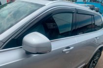 Volvo XC90 2015– Raamdeflectoren met chromen sierstrip (4 stuks, HIC) foto 1