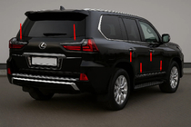 Lexus LX570/450d 2008–2022 BlackEdition bodykit set (voor TRD 2016+) foto 2