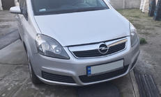 Opel Zafira B 2005–2011 Winterafdekking voor grille (2005-2008) Glanz foto 2