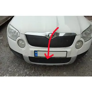 Winterafdekking voor grille (onder, 2009-2013) foto 2
