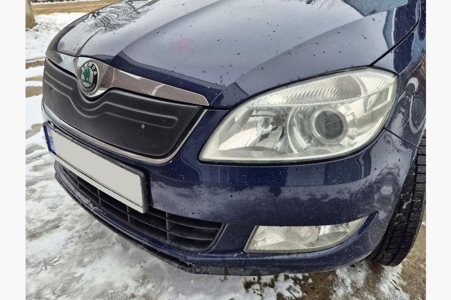 Skoda Roomster 2006–2015 Winterafdekking voor grille (2010+, bovenste) Glanz Foto 2