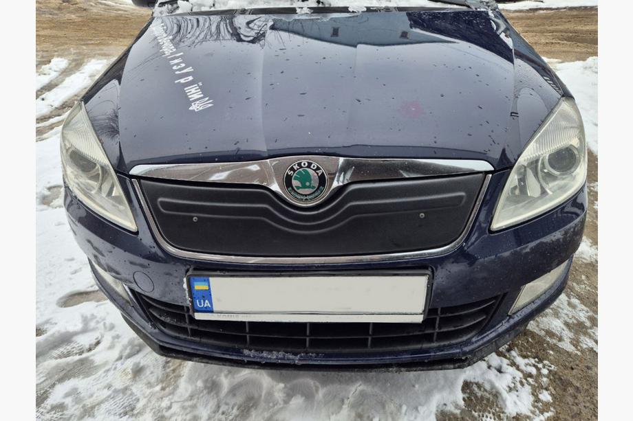 Skoda Roomster 2006–2015 Winterafdekking voor grille (2010+, bovenste) Glanz Foto 3