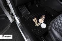 Honda Pilot 2015–2022 3D rubberen vloermatten voor interieur (6 stuks, Novline) foto 2