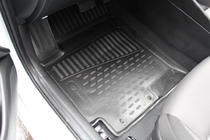 Hyundai Accent 2017–2023 3D rubberen vloermatten (Comfort) voor het interieur (4 stuks, Novline) foto 2