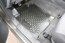Mitsubishi L200 2015–2024 3D rubberen automatten voor interieur (4 stuks, Novline) Budget uitvoering foto 3