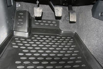 Mitsubishi L200 2015–2024 3D rubberen automatten voor interieur (4 stuks, Novline) Budget uitvoering foto 4