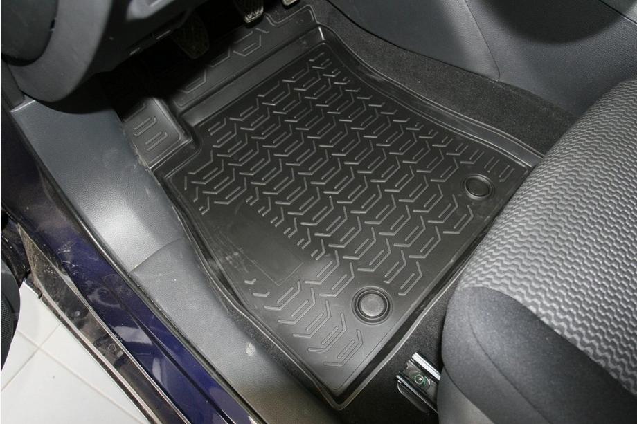 Nissan Tiida 2011–2014 (2015↗) 3D rubberen automatten voor het interieur (4 stuks, Novline) Foto 2