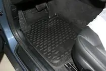 Audi Q5 2008–2017 Rubberen vloermattenset voor interieur (4 stuks, Novline) foto 2