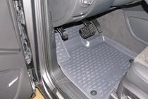 Audi Q7 2005–2015 Rubberen vloermattenset voor interieur (4 stuks, Novline) foto 2