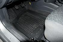 Chevrolet Lanos 1998–2017 Rubberen vloermattenset voor interieur (4 stuks, Novline) foto 2